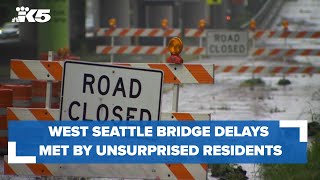 West Seattle residents disappointed, but not surprised about bridge completion delay