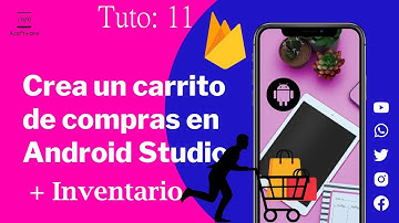 Crear un carrito de compras en Android Studio con Inventario | Java + Firebase | Navigation Drawer