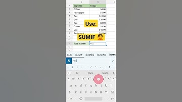 How to use google sheet in mobile and use SUMIF
