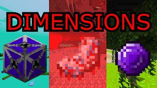 I Added a Bunch of DIMENSIONS To Minecraft...