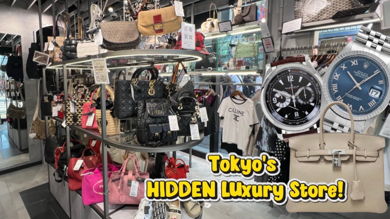 Inside Tokyo's HIDDEN Luxury Store! (Rolex, Hermes, LV) - YouTube