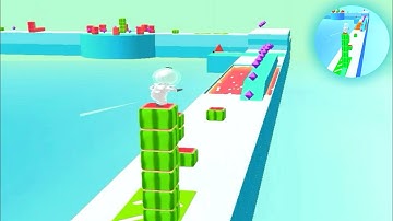 Cube surfer walkthrough - gameplay walkthrough max level  iOS & android || badshah - pani pani