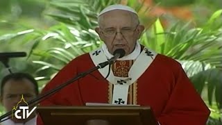 ⁣Homilía de la Misa del Papa Francisco en Holguín, Cuba