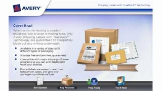 Avery Shipping Labels with TrueBlock
