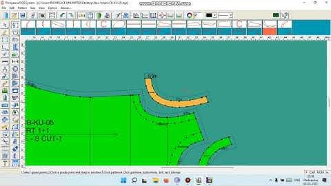 आर्महोल और गले का FACING कटिंग करना सीखे ! RP-DGS RICHPEACE CAD #msrichpeacecad #grading #pattern