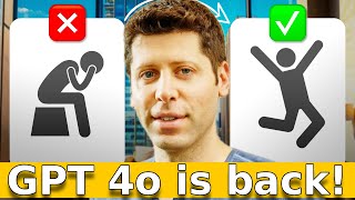 GPT-5 Update! π₯ How to get GPT 4o on ChatGPT back? π₯