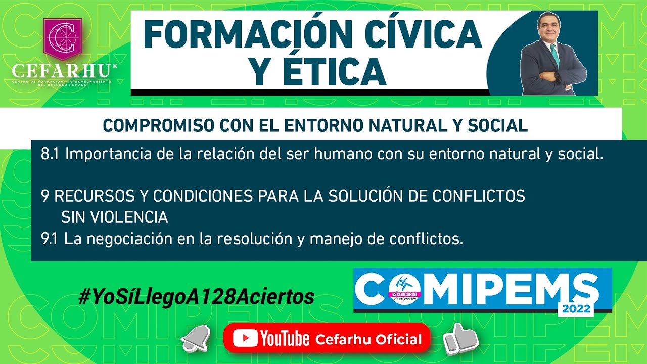 Curso COMIPEMS 2022 GRATUITO FCyE COMPROMISO CON EL ENTORNO NATURAL Y SOCIAL YouTube Curso COMIPEMS 2022 GRATUITO FCyE COMPROMISO CON EL ENTORNO NATURAL Y SOCIAL YouTube