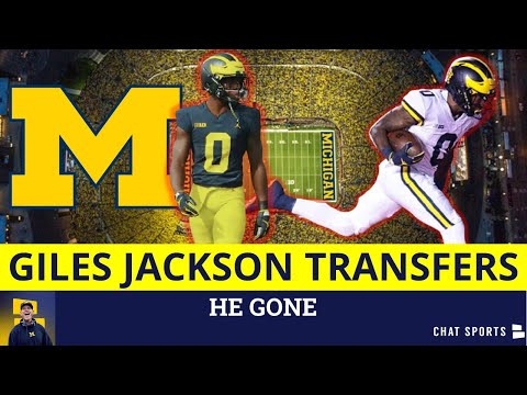 Breaking: WR Giles Jackson Enters Transfer Portal, Will Leave Michigan Football Program