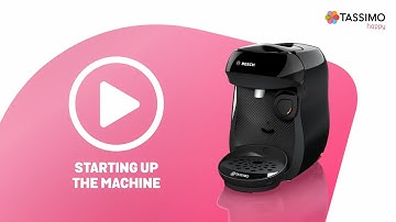 Inbetriebnahme Bosch TASSIMO HAPPY Maschine  wie funktioniert