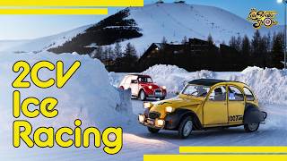 Why 2CV Ice Racing is the Funniest Motorsport - Fwd drifting