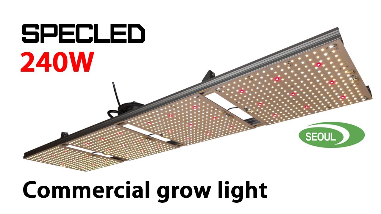 Square Sol 240W 3V LED Grow Light Full Spectrum | SPECLED