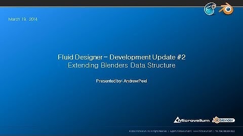 Fluid Designer Dev Update #2 - Extending Blenders Data Structure