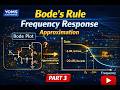 Bode Plot Approximation | Bode’s Rule for Frequency Response | Part 3