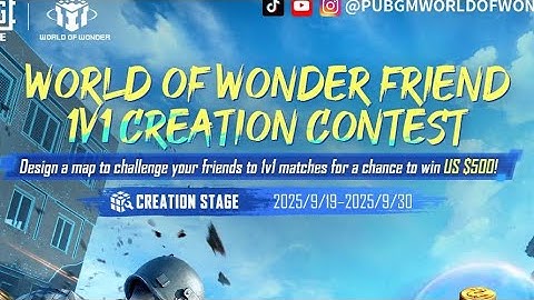 Wow friend 1v1 Creation contest rules and guidelines 🤑🔖 #pubgmobile #pubgmwow
