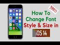 How to Change iPhone font style Change Font Style on iPhone &amp; iPad