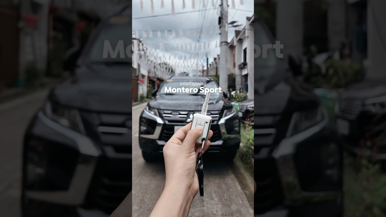 Unwrapping the all-new Montero Sport 2025 🖤 