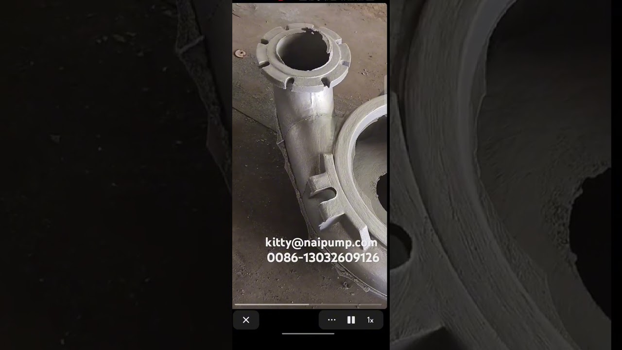 Naipu Slurry pump parts impeller Casing Machining workshop 