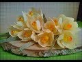 DIY/ВЕСЕННИЕ ЦВЕТЫ из БУМАГИ/paper flowers/ПРОСТЫЕ ЦВЕТЫ из БУМАГИ