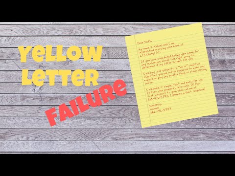 Yellow Letter FAIL... Try This FREE Method Instead