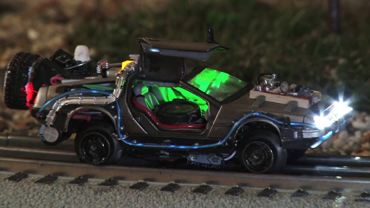 back to the future train set