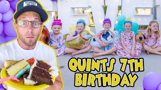 Quints 7th Birthday PAWty!