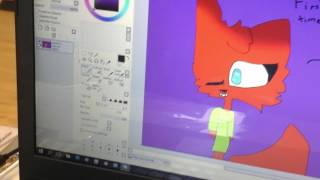 First Time using Paint Tool Sai :))))