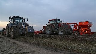 Valtra T213 & T202 | Ploughing, power harrowing & drilling wheat