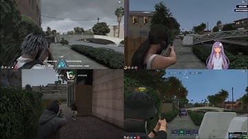 Mandem Wipe PD at Vespucci Canals (Multi POV) | NoPixel Mandem GTA RP