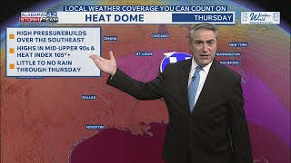 Dangerous Heat Wednesday Through The Weekend With Little To No Rain Across Central Alabama