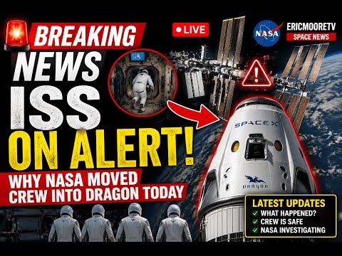 ISS ON ALERT 🚨 Why NASA Moved Astronauts Into Dragon Spacecraft Today | LIVE NASA News