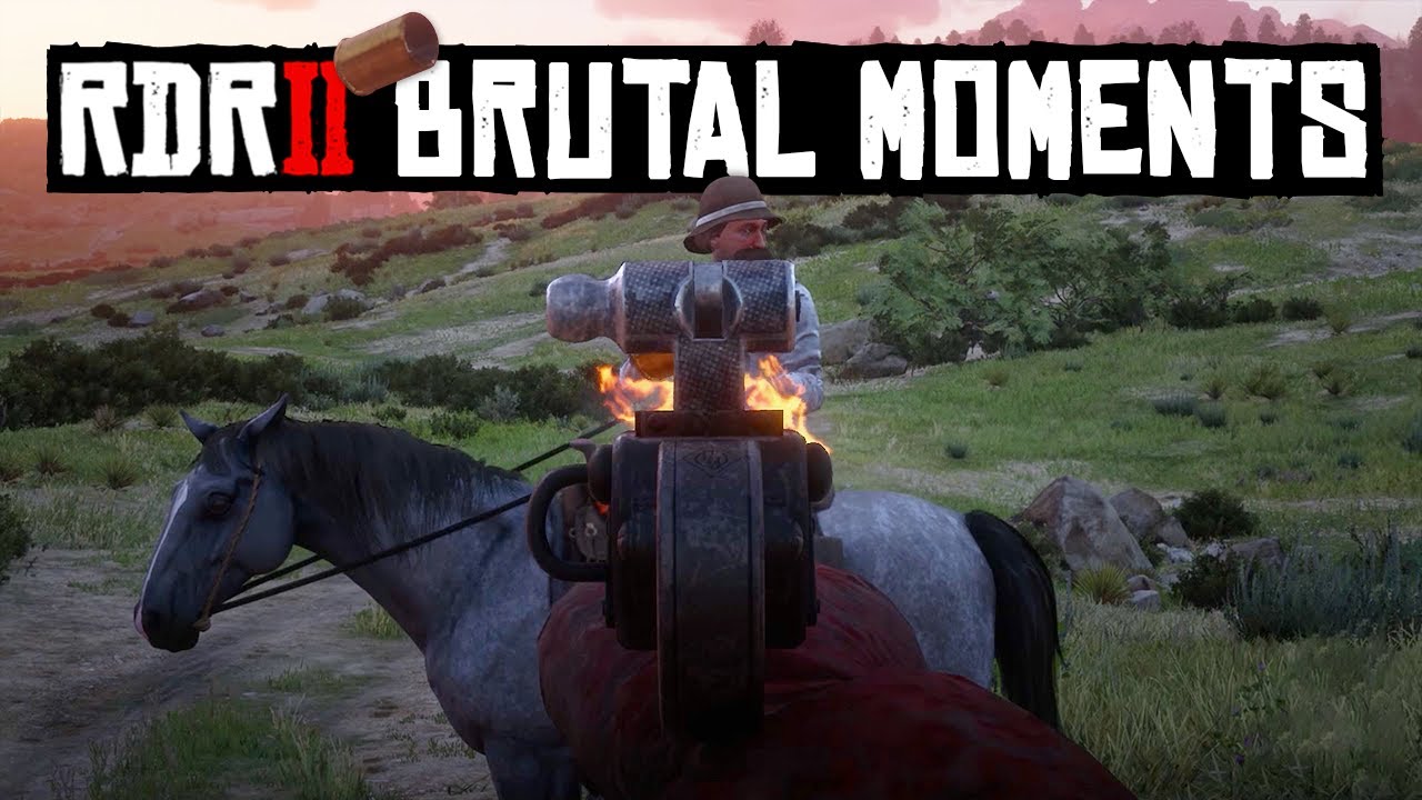 Red Dead Redemption 2 - BRUTAL Slow Motion Kills #1 - YouTube
