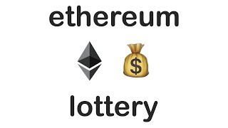 💰 Make your own lottery with Ethereum screenshot 1