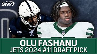 Olu Fashanu 2023 Season Highlights | Penn State OT | 2024 New York Jets Draft Pick | SNY