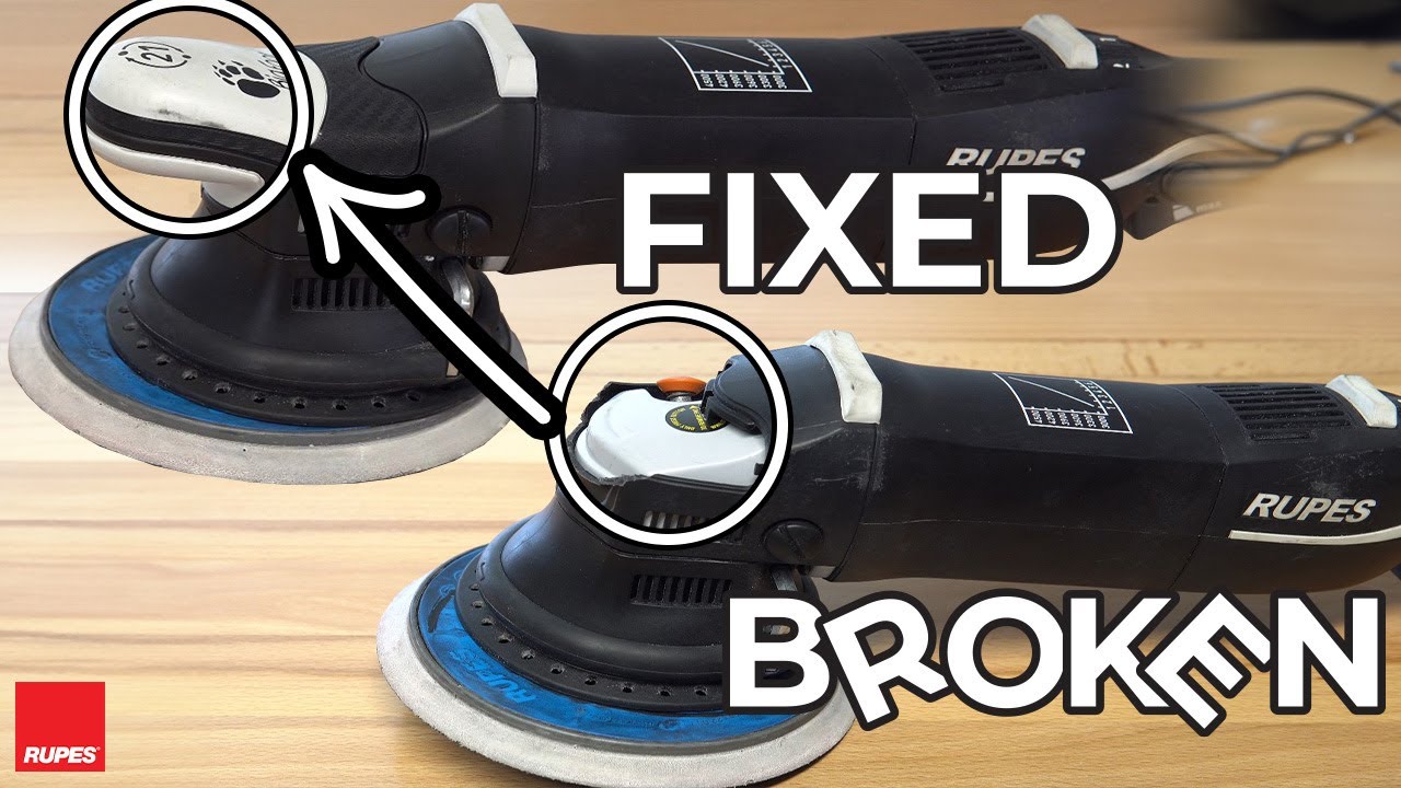 メンテナンス RUPES How Do I Fix My RUPES Polisher Front Cap? - YouTube