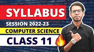 Class 11 Computer Science Syllabus 2022-23 | Class 11 Python | in Hindi