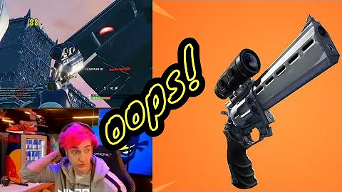 *Nueva Pistola* Ninja Hizo Que?! Momentos epicos, chistoso y Fails de Fortnite
