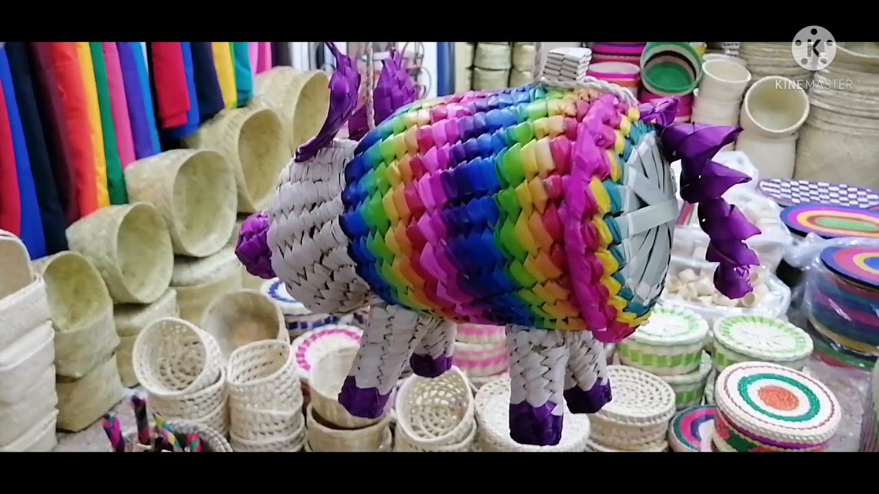 Mercado de canastas EL DESNIVEL de la Merced CDMX.