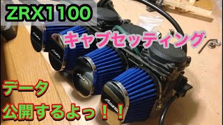 ZRX1100 キャブセッティング