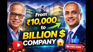 From ₹10,000 to Billion $ Company 😳 | Infosys Success Story | Narayana Murthy Biography Profile
