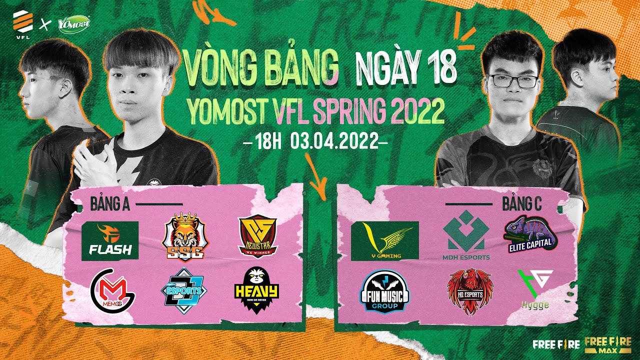 Yomost VFL Spring 2022 [Ngày 18] HQ Esports giành top 1 Vòng Bảng, Heavy có điểm cộng Chung Kết cao!