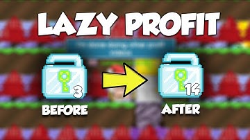 Make profit while OFFLINE (easy guide) Growtopia tutorial