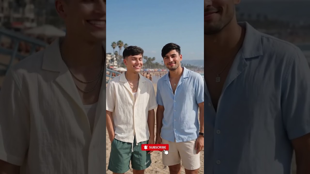 🌴 Hello friends! Today we came to enjoy the beautiful beach in California. 🏖️☀️#youtubeshorts