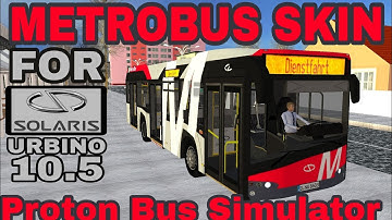 Düsseldorf Metrobus skin for Solaris Urbino 10.5 in Proton Bus Simulator (REQUESTED)