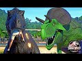 BATMAN T-REX vs HULK Ultimasaurus Dinosaurs Fight 🌍 JURASSIC WORLD EVOLUTION