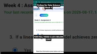 NPTEL Python for Data Science Week 4 Assignment Answers | noc26-cs107 | IIT Madras