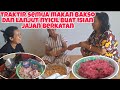 Traktir bakso buat semua dan nyicil buat isian jajan berkatan