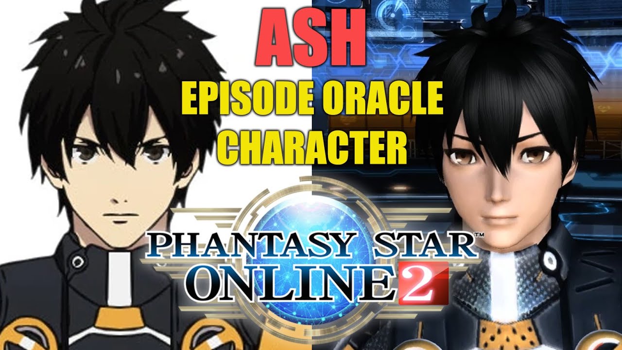PSO2】(Outdated) Episode Oracle Ash (アッシュ) Character Creation Anime version  - YouTube