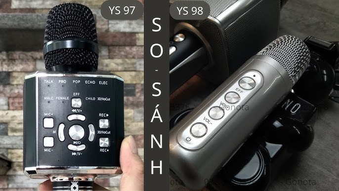 SO SÁNH micro karaoke bluetooth Ys 97 và Ys 98 | Nên Mua Cái Nào ...