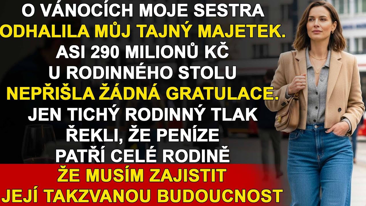 V neděli večer jsem přijela domů a máma otevřela dřív, než jsem stihla zazvonit. U stolu seděli všichni – táta, Lenka i její přítel Tomáš. „Můžeme se na tebe spolehnout, viď?“ zeptal se táta a...