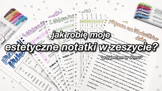 Jak robię moje czytelne, piękne notatki w zeszycie? *gdy jestem w domu* ✨ Najlepsze triki ✨